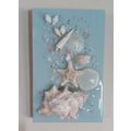 New Handmade OOAK Seashell Resin Mosaic Wall De...