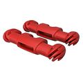 Snubber FENDER - Red - Pair
