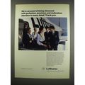1991 Lufthansa Airlines Ad - We're accused of being obsessed with perfection