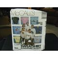 McCall's 3775 Adult's Sweatshirt & Appliques Pa...