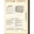 SILVERTONE model 6104 6105 14 tube TV televisio...