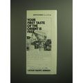 1974 Cathay Pacific Airways Ad - Your first taste of the Orient is free