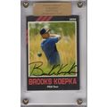 BROOKS KOEPKA 2020 ROOKIE AUTOGRAPHED PGA MAJOR...