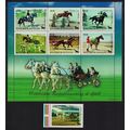 Uzbekistan Horses Equestrian Sport 7v 2000 MNH ...