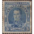 VENEZUELA, General Simon Bolivar, blue 1904, 3 ...