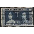New Zealand KGVI 1937 Coronation 2½d Blue Used ...