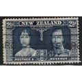 New Zealand KGVI 1937 Coronation 2½d Blue Used ...