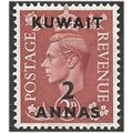 Kuwait 1850 SG87 2a on 2d Pale Red-Brown Mounte...