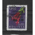 Bolivia.SG792 1p 20 on 1800b National Flowers.F...