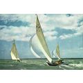 Yacht INTERNATIONAL ONE DESIGN Postcard (J. Art...