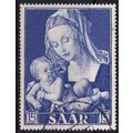 Saar - Germany 1954 SG 350 Used (D-085 (4))