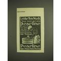 1904 Pearline Detergent Ad - Let The Men Wash