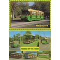 Trams Of Victoria Melbourne 2x Australia Postca...