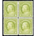 414, Mint VF/XF LH 8¢ Block of Four Stamps A GE...