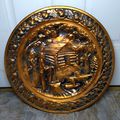 Vintage Coppercraft Guild Copper Wall Hanging L...