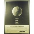 1959 Qantas Airlines Ad - Take one last look before it's shrunk by Qantas Jets