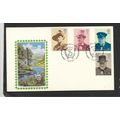 GREAT BRITAIN 1974 WINSTON CHURCHILL WOVEN SILK...