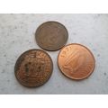 Ireland (Eire) - Guernsey - GB/UK -1/2p coins -...