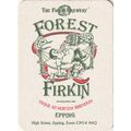 BEER MAT - FIRKIN BREWERY - FOREST FIRKIN - (Ca...