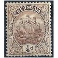 Bermuda 1912 SG44a 1/4d Pale Brown Mounted.Mint