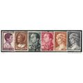 1956/1957 6 different values - #103 fine used (o)