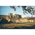 Vintage GB Postcard - Bamburgh Village & Castle...