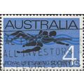 AUSTRALIA, Royal Life Saving Society, blue 1966...
