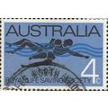 AUSTRALIA, Royal Life Saving Society, blue 1966, 4c, #6