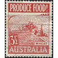 AUSTRALIA, Food Production, Wheat, red 1953, 3½...