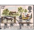 GB, RAIL, Horse and Coach Wagon, white 1980, 12...