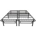 Queen size Black Metal Platform Bed Frame