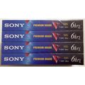 Sony T-120VF VHS Videotape 6 hours EP (4 tapes)