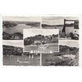 Multiview of Salcombe Devon RP Postcard