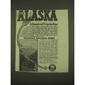 1913 White Pass & Yukon Route Railroad Ad - Alaska