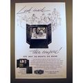 1951 Du Mont Sherbrooke TV Ad - Look Inside!