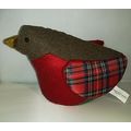 DOORSTOP, ROBIN RED BREAST TARTAN DOORSTOP, Fin...