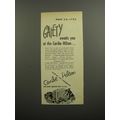 1952 Caribe Hilton Hotel Ad - Gaiety awaits you at the Caribe Hilton