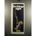1971 Stanley Hammer Ad - Do things right