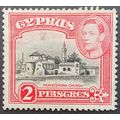 Cyprus: 1938-51 2pi. black and carmine SG155b MH