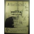 1959 Rose's Lime Juice Ad - Have a gimlet made ...