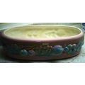 Royal Haeger ceramic planter embossed design US...