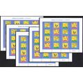 Macao Macau Birds Civil and Military Insignia 5...