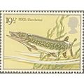 GB 1983 British River Fishes 19½p Northern Pike...