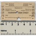 1968 British Railways Board ticket 2nd cheap si...