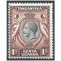 KUT 1935 SG110 1c Black & Red-Brown Mounted Mint