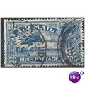 India 1929 SG221 3a Blue Fine Used. .