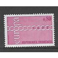 FRANCE 1971 EUROPA 80c PURPLE SG 1926 M MINT