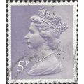 GB, Queen Elizabeth Machin, lilac 1971, 5p, #3