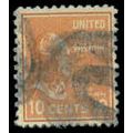 Used 815 10c John Tyler Just Clears M07945