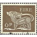 EIRE, Stylised Dog, 7th Century Brooch, brown 1...